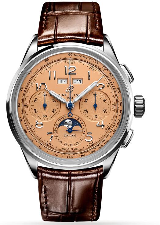Best Breitling Premier Heritage B25 Datora 42 Stainless Steel Copper AB2510201K1P1 Replica Watch Best Breitling Premier Heritage B25 Datora 42 Stainless Steel Copper AB2510201K1P1 Replica Watch